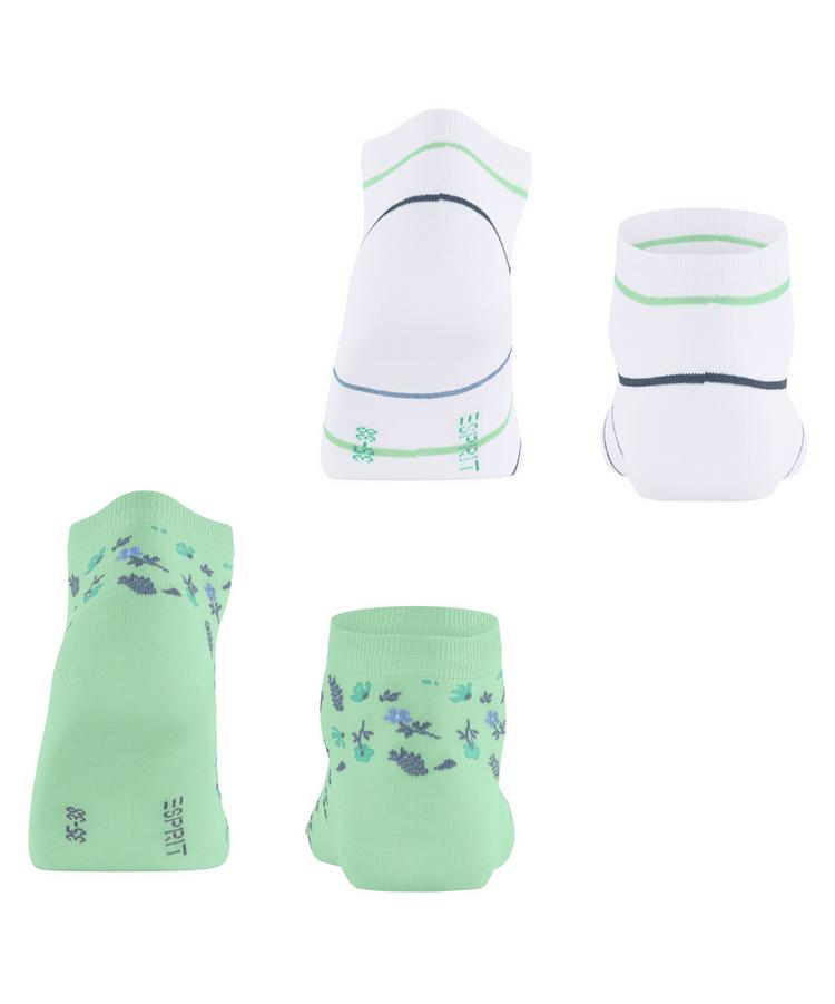 ESPRIT ESPRIT Flowers & Stripes SN 2 2-Pack Socken Damen - mint (7537) - 0 | SportScheck