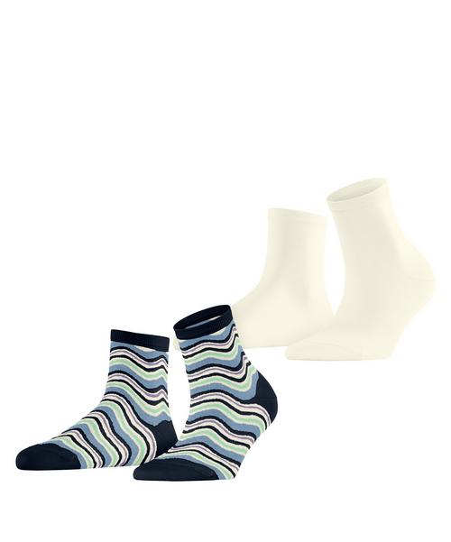 ESPRIT Watercolor SSO  2-Pack Socken Damen
