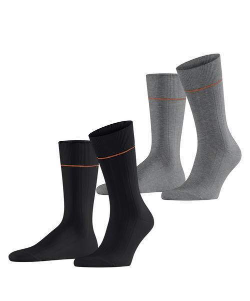 ESPRIT Accent Rib 2-Pack Socken Herren