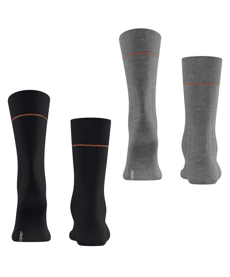 ESPRIT ESPRIT Accent Rib 2-Pack Socken Herren - sortiment (0050) - 0 | SportScheck
