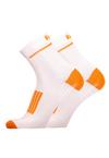UphillSport FRONT 2er Pack Socken - White, orange