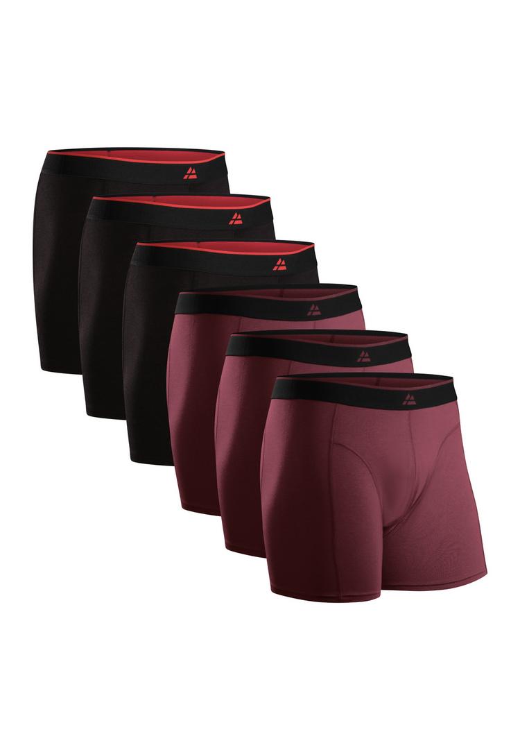 DANISH ENDURANCE DANISH ENDURANCE Bamboo Trunks Unterhose Herren - black bordeaux - 0 | SportScheck