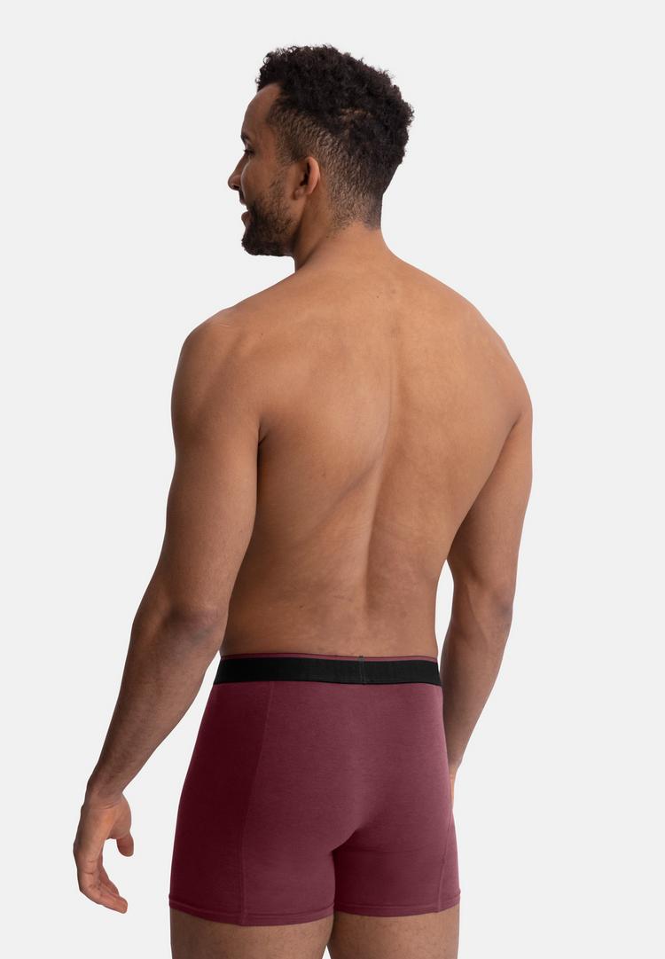 DANISH ENDURANCE DANISH ENDURANCE Bamboo Trunks Unterhose Herren - black bordeaux - 1 | SportScheck