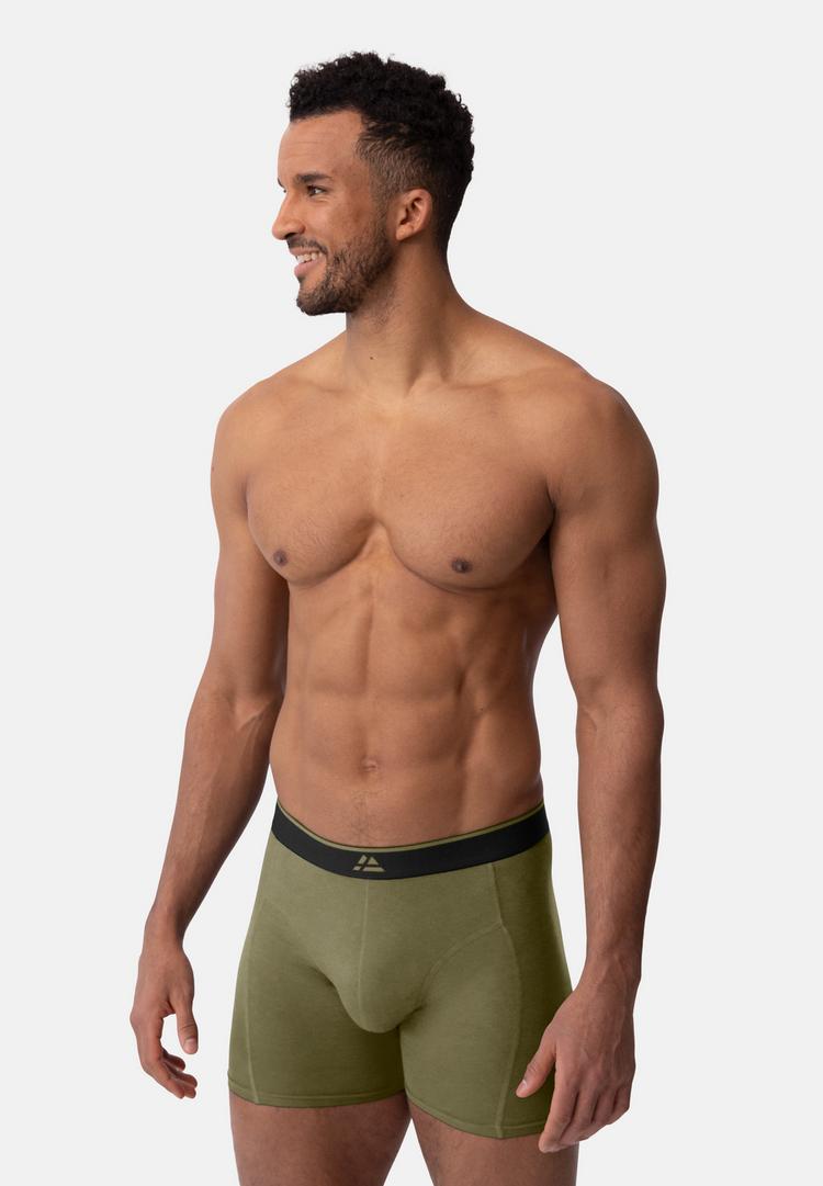 DANISH ENDURANCE DANISH ENDURANCE Bamboo Trunks Unterhose Herren - black olive - 0 | SportScheck