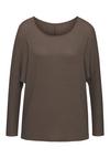 Lascana Langarmshirt Langarmshirt Damen - taupe