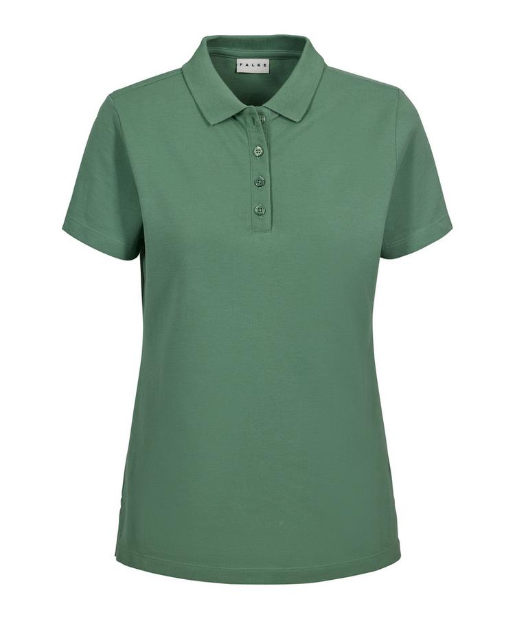 Falke Falke Pima Piqu&eacute; Polo Poloshirt Damen - sage (7538) - 0 | SportScheck