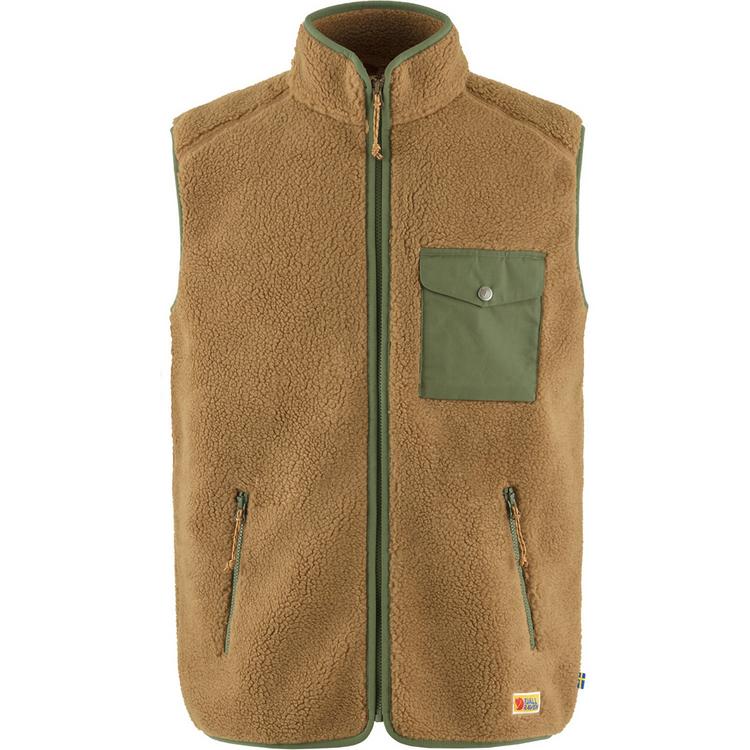 FJ&Auml;LLR&Auml;VEN FJ&Auml;LLR&Auml;VEN Vardag Fleecejacke Herren - Camel - 0 | SportScheck