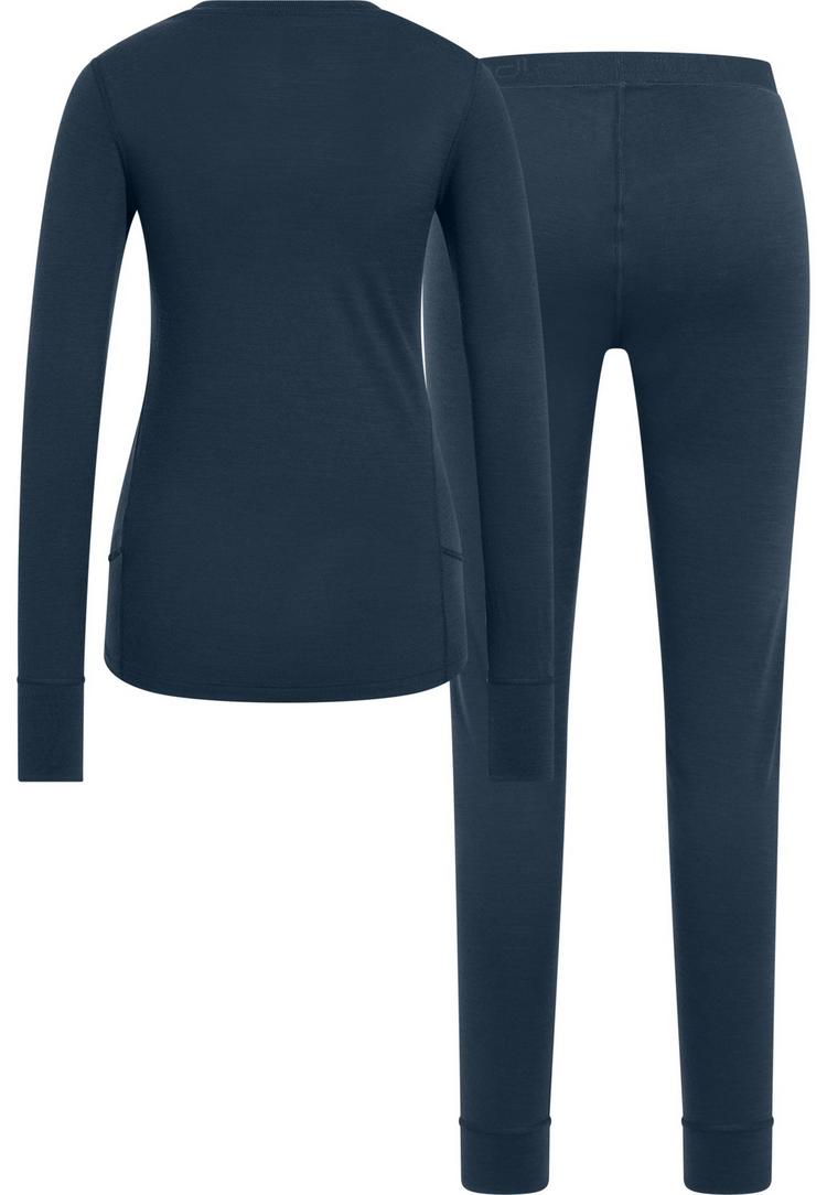 Odlo Odlo MERINO 200 W&auml;scheset Damen - blue wing teal - blue ashes(21136) - 0 | SportScheck