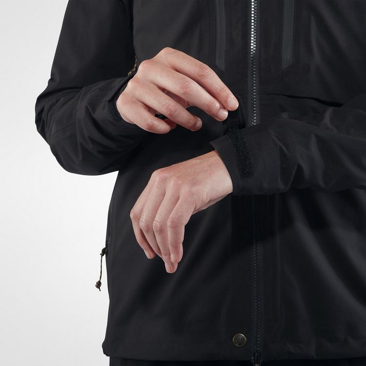 FJ&Auml;LLR&Auml;VEN FJ&Auml;LLR&Auml;VEN Keb Eco-Shell Jacket Funktionsjacke Damen - Schwarz - 9 | SportScheck