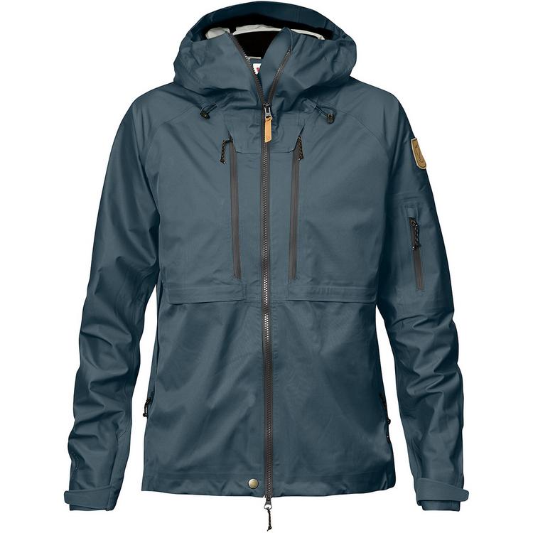 FJ&Auml;LLR&Auml;VEN FJ&Auml;LLR&Auml;VEN Keb Eco-Shell Jacket Funktionsjacke Damen - Dunkelgrau - 0 | SportScheck