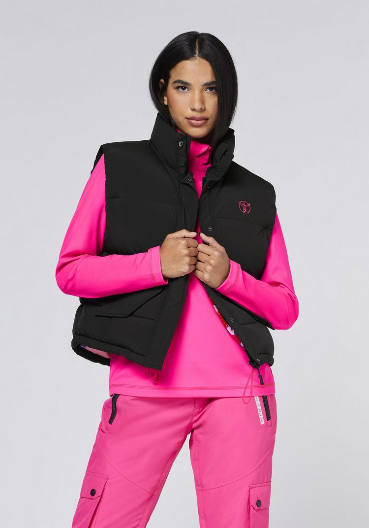 Chiemsee Chiemsee Weste Outdoorweste Damen - 19-3911 Black Beauty - 0 | SportScheck