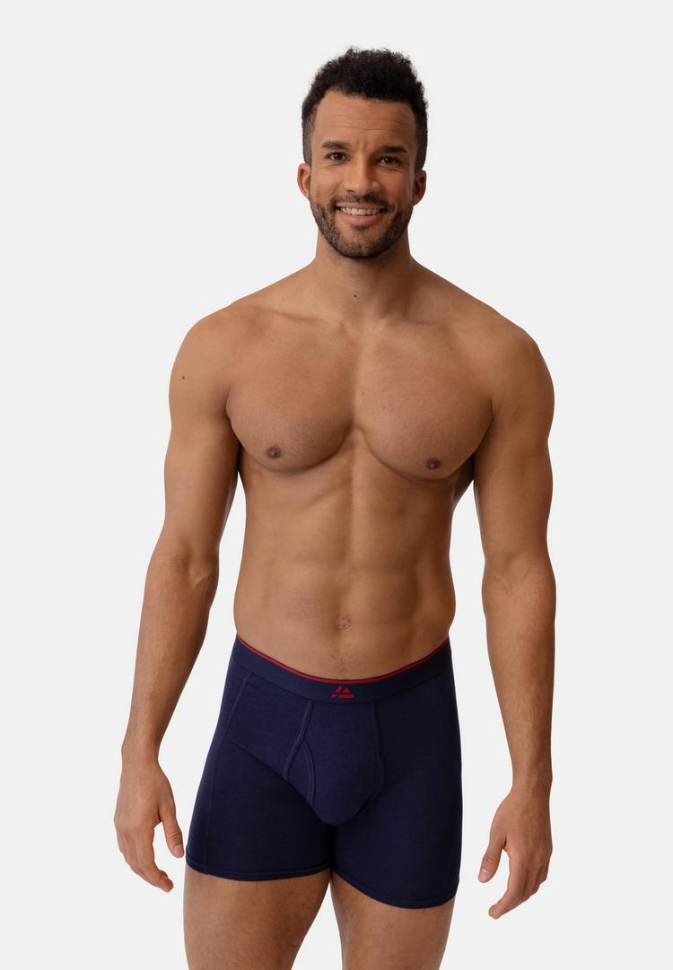DANISH ENDURANCE DANISH ENDURANCE Bamboo Trunks with fly Unterhose Herren - navy blue - 0 | SportScheck