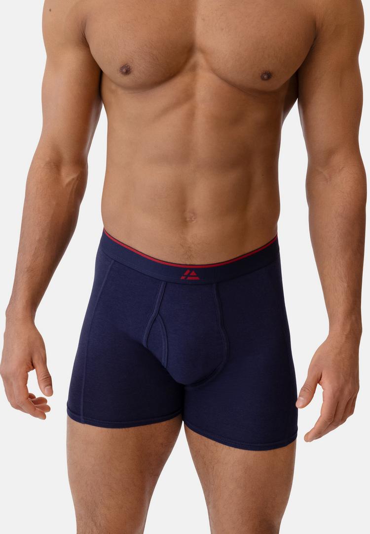 DANISH ENDURANCE DANISH ENDURANCE Bamboo Trunks with fly Unterhose Herren - navy blue - 2 | SportScheck