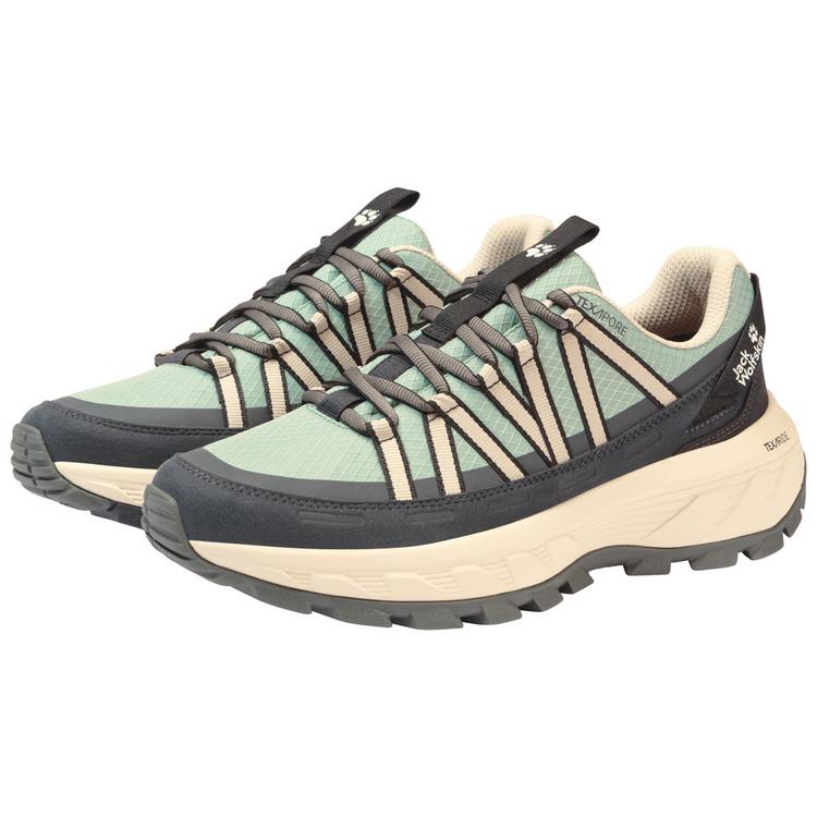 Jack Wolfskin Jack Wolfskin WILD HIKE TEXAPORE LOW W Wanderschuhe Damen - green zinnia - 0 | SportScheck