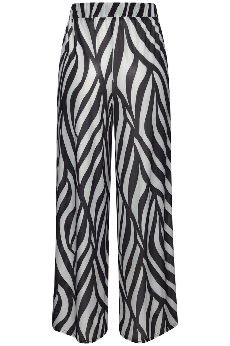 FRENCH CONNECTION FRENCH CONNECTION Strandhose Stoffhose Damen - schwarz-creme bedruckt - 0 | SportScheck