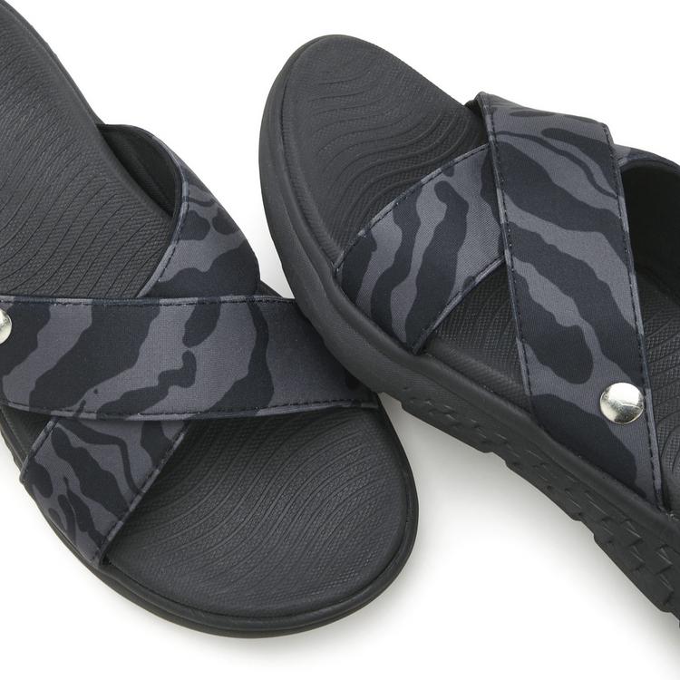 VENICE BEACH VENICE BEACH Badepantolette Badelatschen Damen - schwarz - grau - 0 | SportScheck