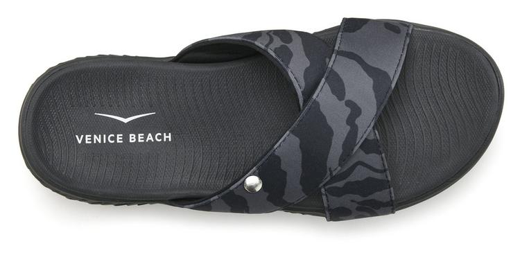 VENICE BEACH VENICE BEACH Badepantolette Badelatschen Damen - schwarz - grau - 1 | SportScheck