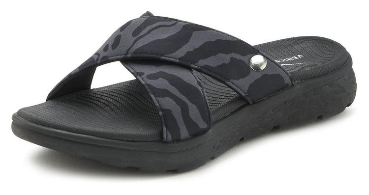 VENICE BEACH VENICE BEACH Badepantolette Badelatschen Damen - schwarz - grau - 2 | SportScheck