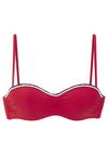S.OLIVER B&uuml;gel-Bandeau-Bikini-Top Bikini Oberteil Damen - rot