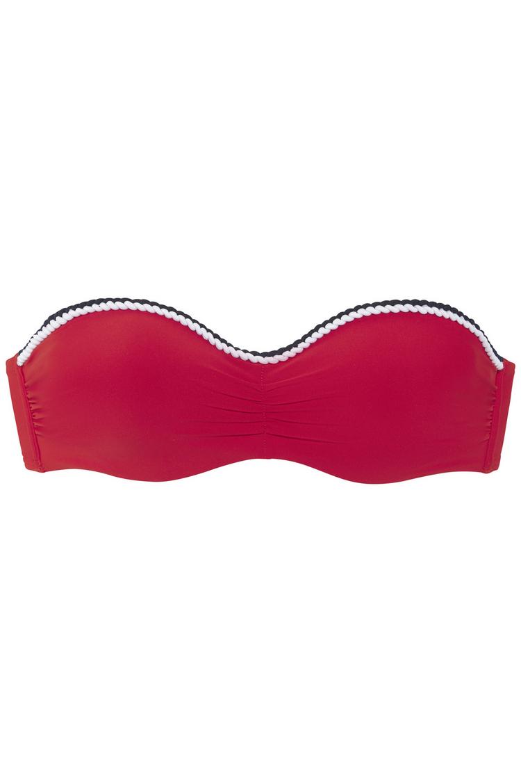 S.OLIVER S.OLIVER B&uuml;gel-Bandeau-Bikini-Top Bikini Oberteil Damen - rot - 0 | SportScheck