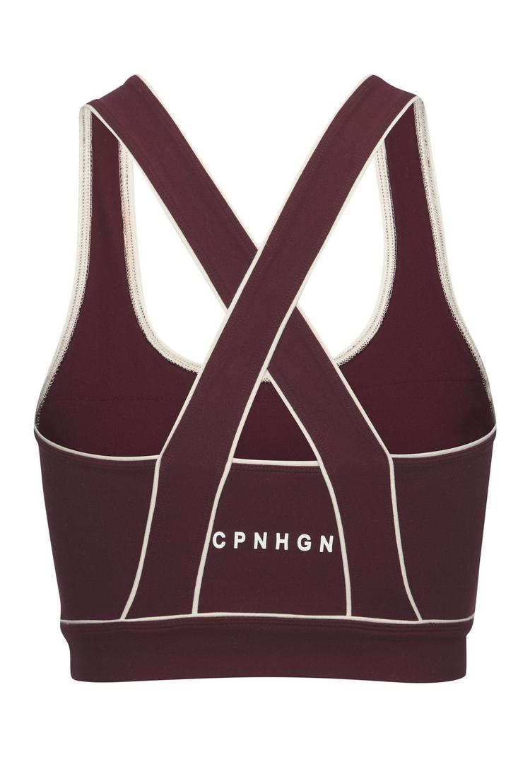 Copenhagen Studios Copenhagen Studios Crop-Top Croptop Damen - Weinrot - 2 | SportScheck