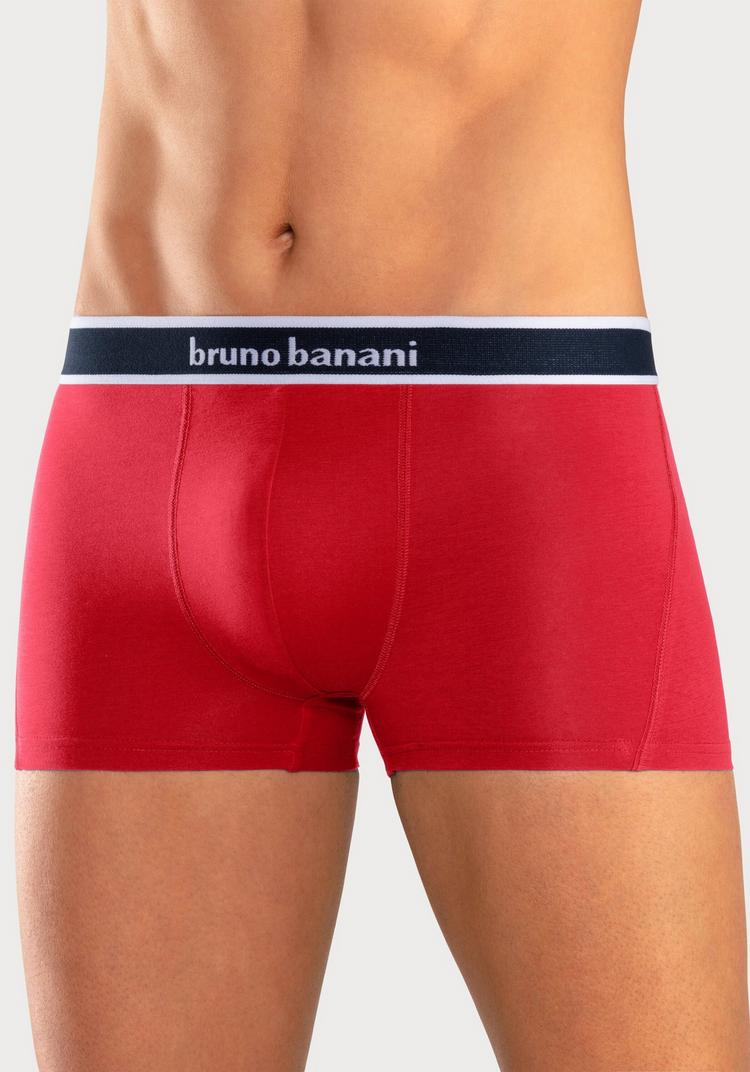 BRUNO BANANI BRUNO BANANI Boxer Unterhose Herren - rot - grau - schwarz - royalblau - 3 | SportScheck