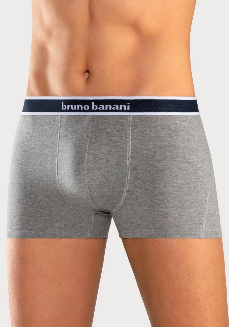 BRUNO BANANI BRUNO BANANI Boxer Unterhose Herren - rot - grau - schwarz - royalblau - 4 | SportScheck