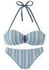 Vivance B&uuml;gel-Bandeau-Bikini Bikini Set Damen - blau