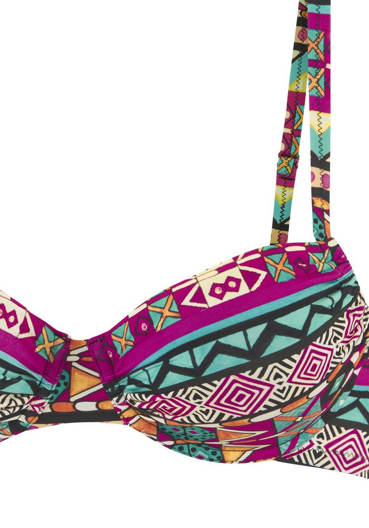 Buffalo Buffalo B&uuml;gel-Bikini Bikini Set Damen - pink bedruckt - 0 | SportScheck