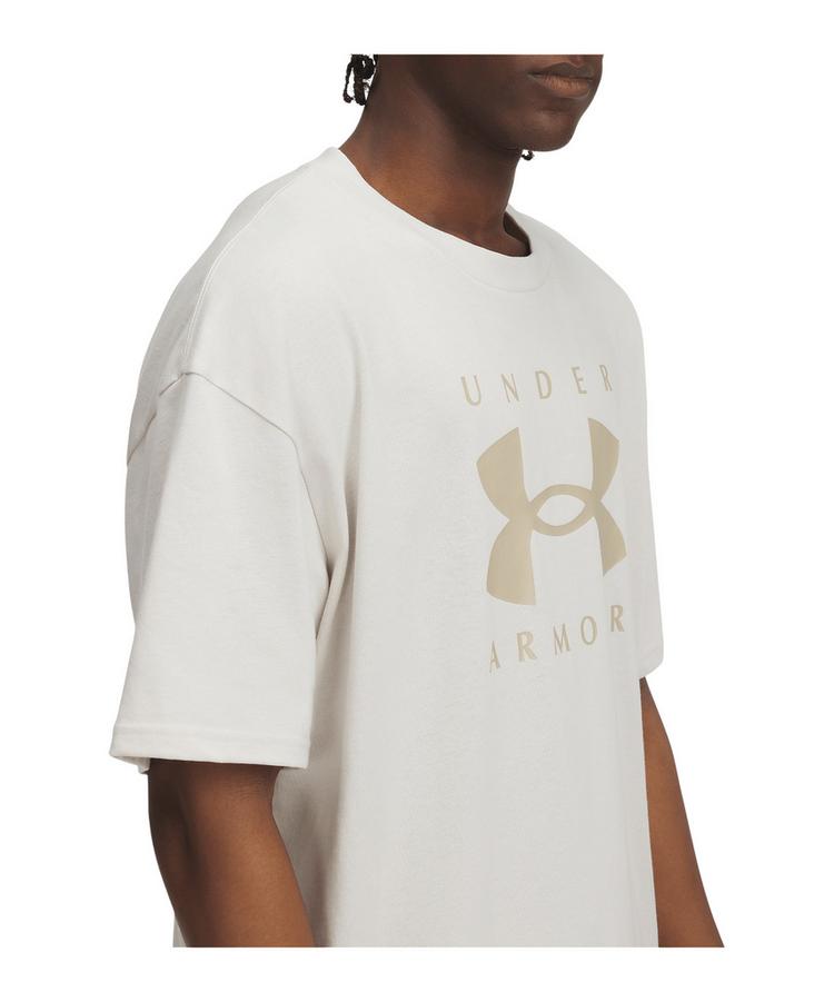 Under Armour Under Armour HW OS Branded T-Shirt Wei&szlig; Laufshirt Herren - weissgruen - 0 | SportScheck