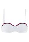 S.OLIVER B&uuml;gel-Bandeau-Bikini-Top Bikini Oberteil Damen - wei&szlig;