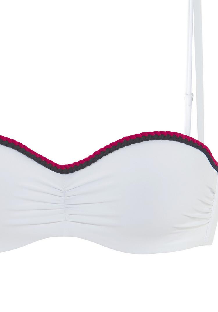 S.OLIVER S.OLIVER B&uuml;gel-Bandeau-Bikini-Top Bikini Oberteil Damen - wei&szlig; - 4 | SportScheck