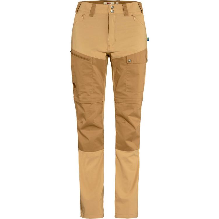 FJ&Auml;LLR&Auml;VEN FJ&Auml;LLR&Auml;VEN Abisko Midsummer Zip Off Trekkinghose Damen - Beige - 0 | SportScheck