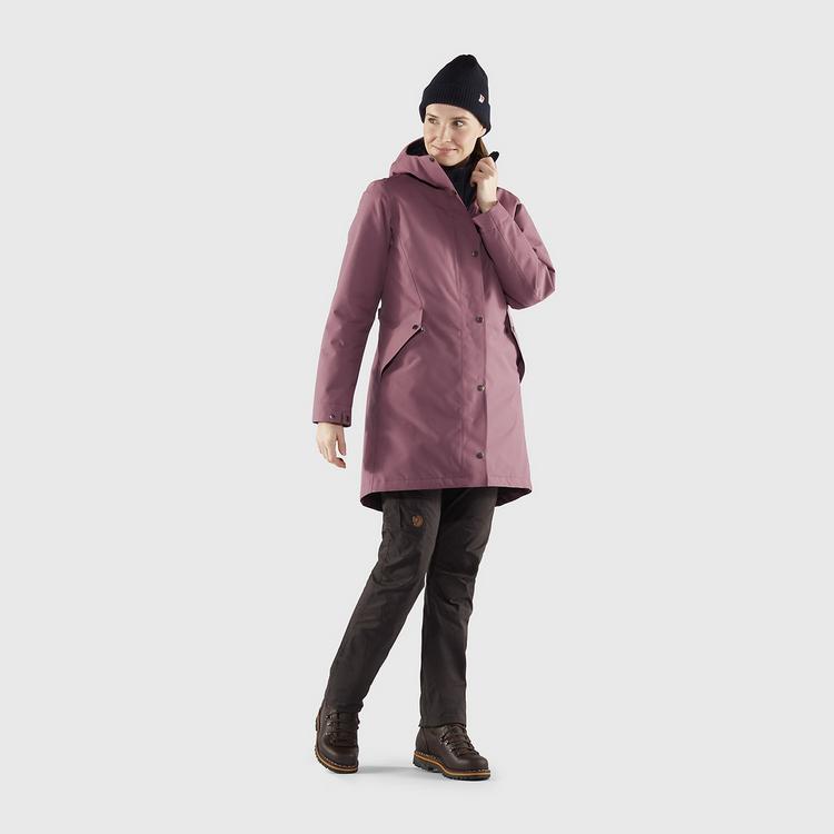 FJ&Auml;LLR&Auml;VEN FJ&Auml;LLR&Auml;VEN Visby 3 in 1 Winterjacke Damen - Rose - 4 | SportScheck