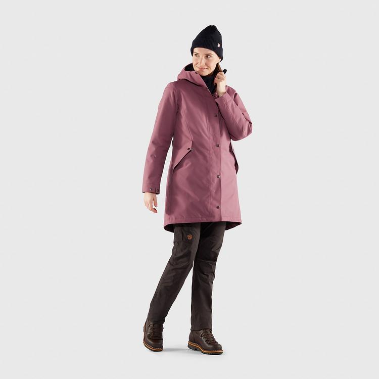 FJ&Auml;LLR&Auml;VEN FJ&Auml;LLR&Auml;VEN Visby 3 in 1 Winterjacke Damen - Rose - 8 | SportScheck