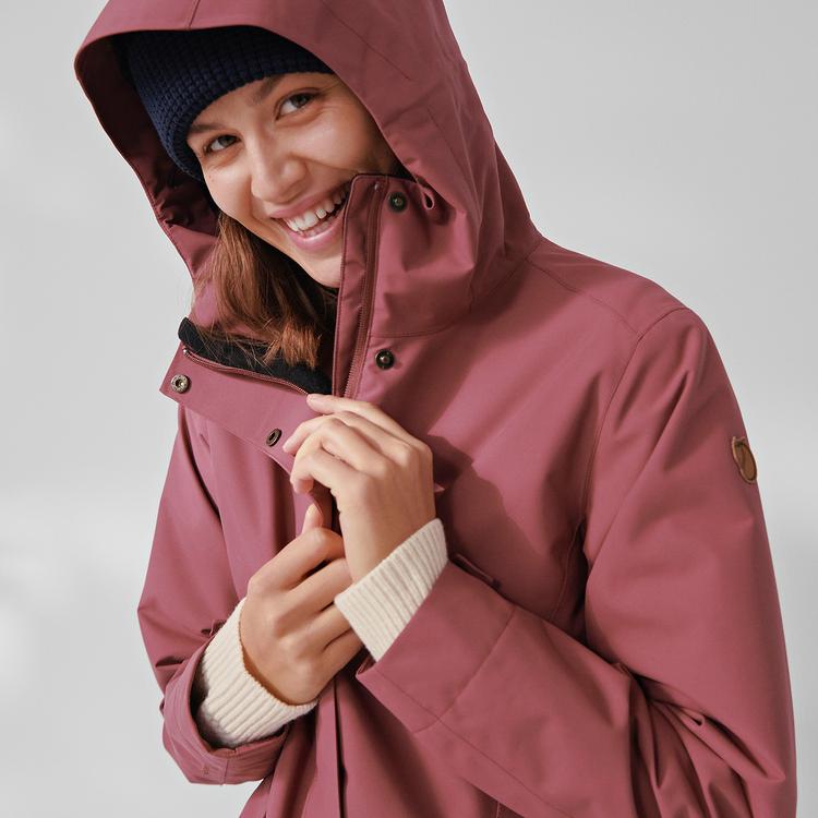 FJ&Auml;LLR&Auml;VEN FJ&Auml;LLR&Auml;VEN Visby 3 in 1 Winterjacke Damen - Rose - 14 | SportScheck