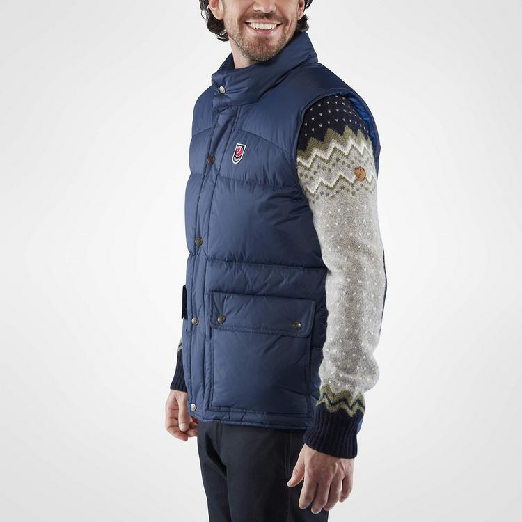 FJ&Auml;LLR&Auml;VEN FJ&Auml;LLR&Auml;VEN Expedition Down Lite Outdoorweste Herren - Marine - 4 | SportScheck