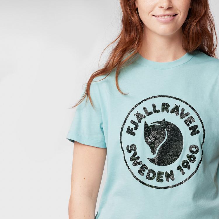 FJ&Auml;LLR&Auml;VEN FJ&Auml;LLR&Auml;VEN W KANKEN ART LOGO TEE T-Shirt Damen - Blau - 3 | SportScheck