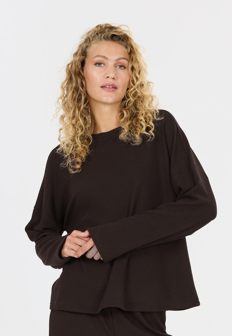 Athlecia Athlecia Cardall Sweatshirt Damen - 1294 Chocolate Torte - 2 | SportScheck