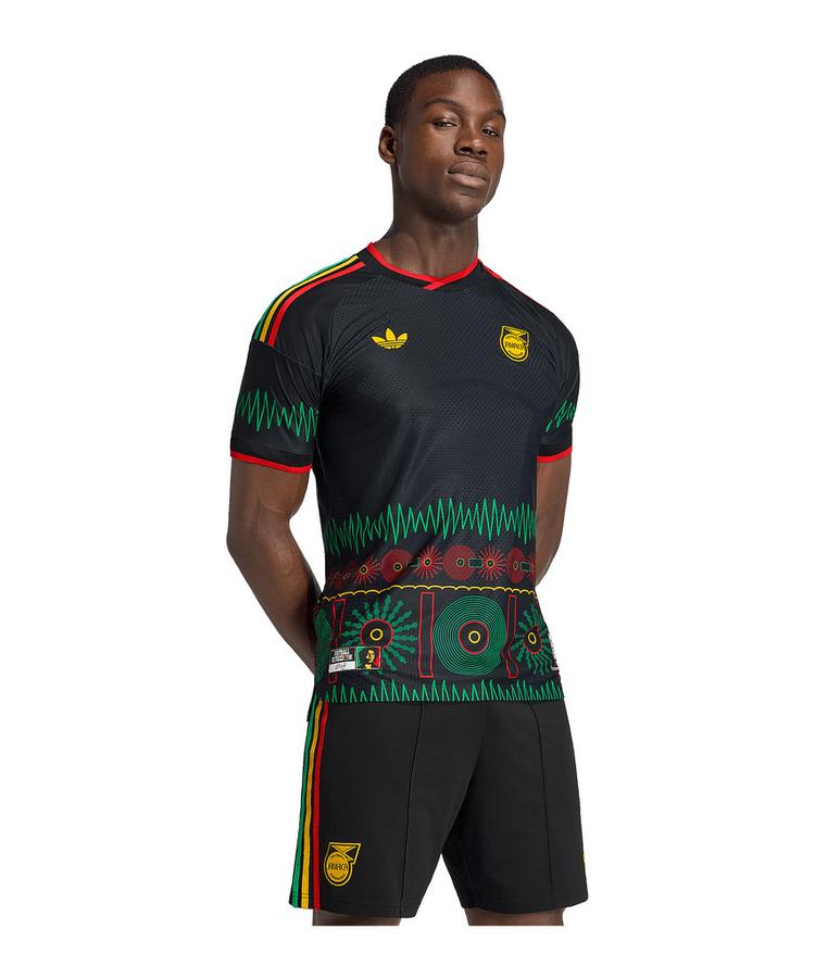 adidas adidas Jamaika Authentic Trikot Away WM 2026 Trikot Herren - schwarz - 3 | SportScheck