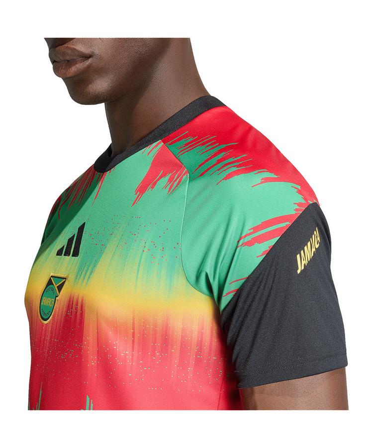 adidas adidas Jamaika Prematch Trikot Home WM 2026 Trikot Herren - gelbgruen - 0 | SportScheck