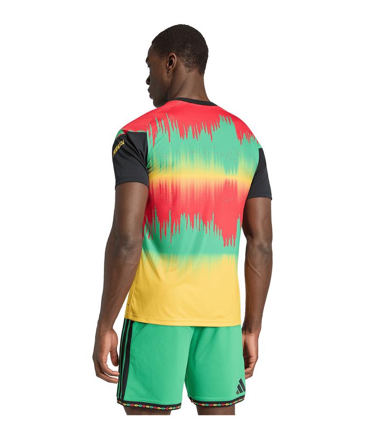 adidas adidas Jamaika Prematch Trikot Home WM 2026 Trikot Herren - gelbgruen - 3 | SportScheck