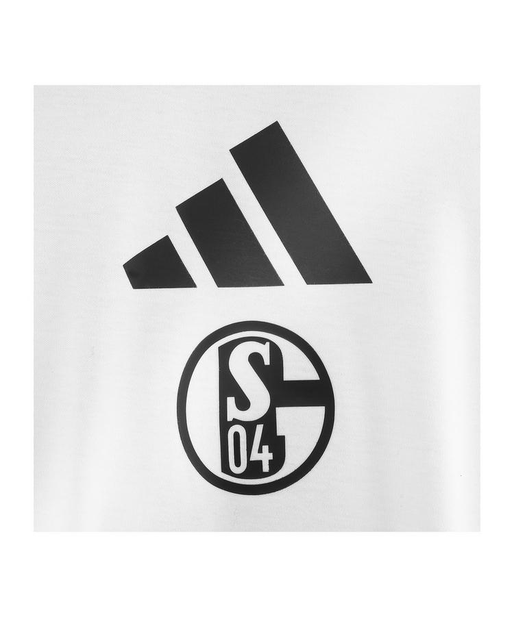 adidas adidas FC Schalke 04 Z.N.E. T-Shirt Wei&szlig; T-Shirt Herren - weiss - 0 | SportScheck