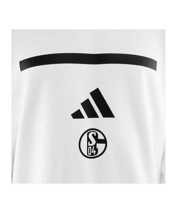 adidas adidas FC Schalke 04 Z.N.E. Sweatshirt Wei&szlig; Funktionssweatshirt Herren - weiss - 0 | SportScheck
