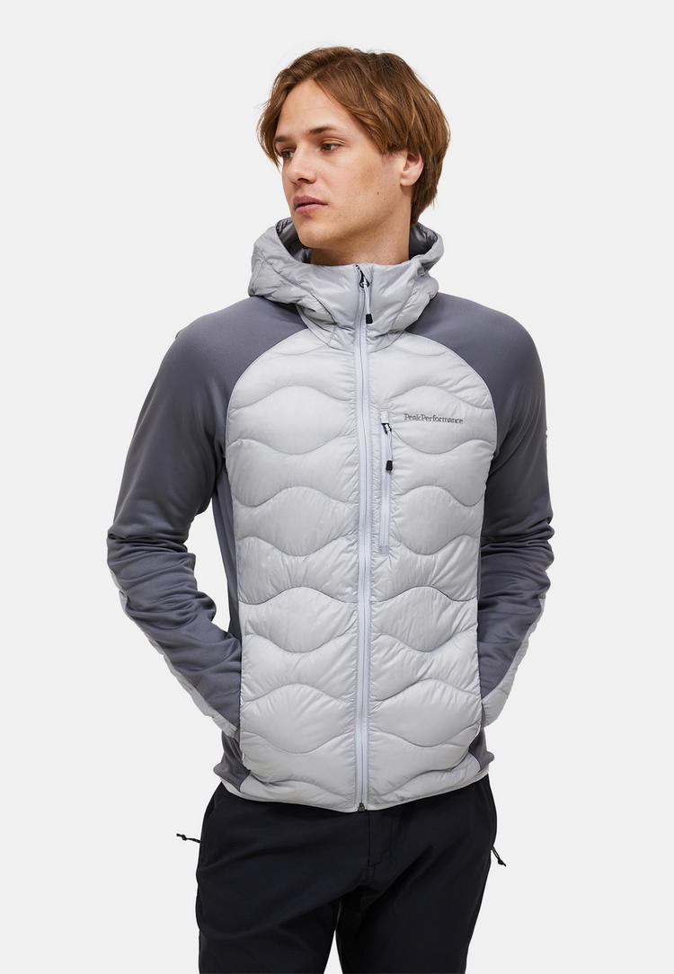 Peak Performance Peak Performance M Helium Down Hybrid Hood Trainingsjacke Herren - HELLGR:LIGHT GREY - 1 | SportScheck