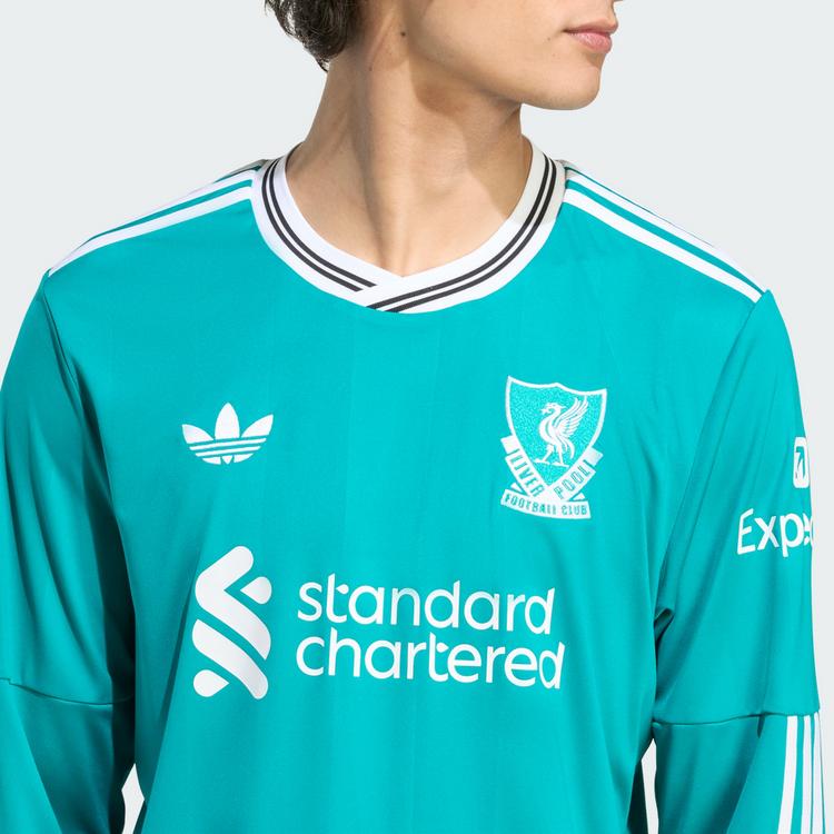 adidas adidas Liverpool FC 25/26 Langarm Trikot Herren - Sea Green - 2 | SportScheck