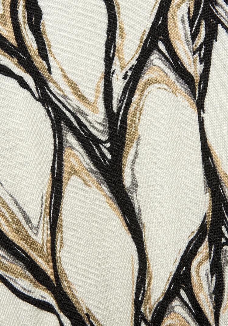 Lascana Lascana Jerseykleid Jerseykleid Damen - creme-khaki bedruckt - 1 | SportScheck