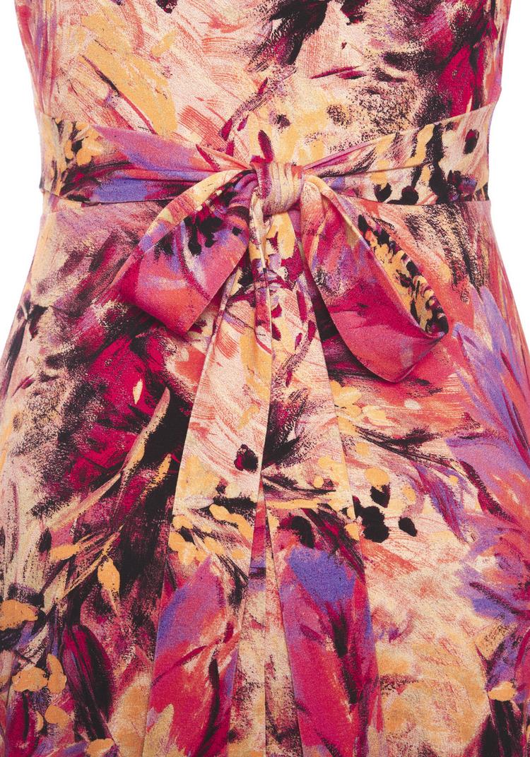 BEACH TIME BEACH TIME Sommerkleid Tr&auml;gerkleid Damen - pink bedruckt - 1 | SportScheck