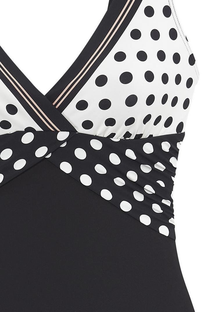 Lascana Lascana Badeanzug Badeanzug Damen - schwarz - creme - 4 | SportScheck