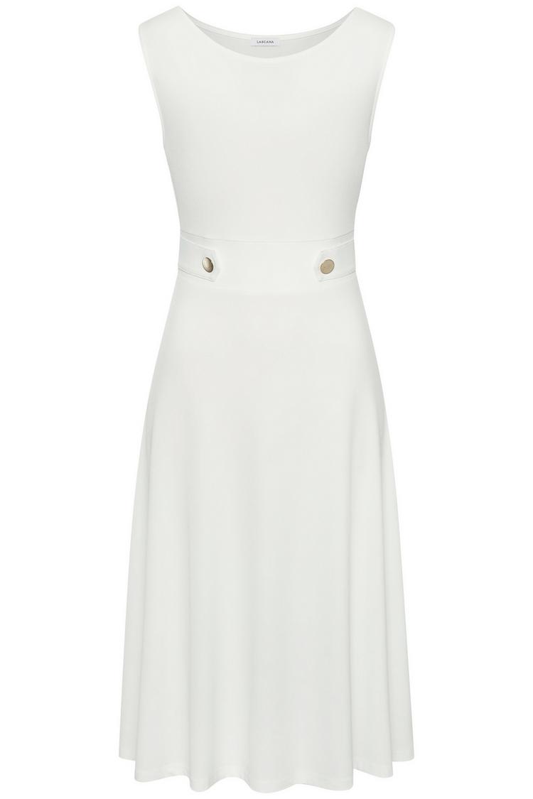 Lascana Lascana Midikleid Kleid Damen - wei&szlig; - 0 | SportScheck